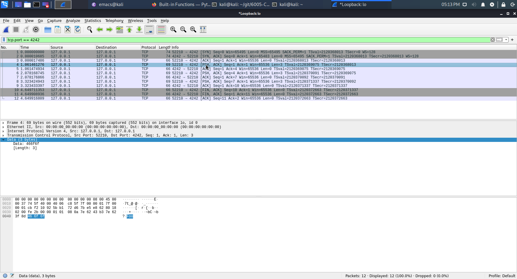 Wireshark Inspect