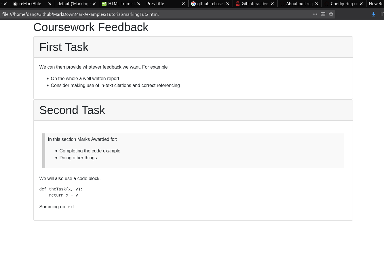Basic coursework with Code